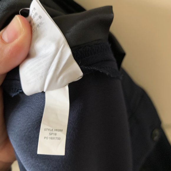 NWT J Crew Navy French Girl Slim Crop Crepe Pant - Picture 6 of 6